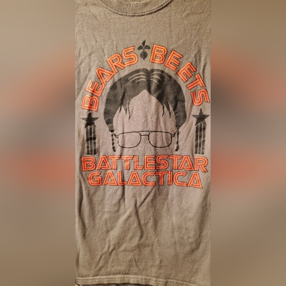 BEARS BEETS BATTLESTAR GALACTICA T-Shirt - L (65) - Picture 2 of 3